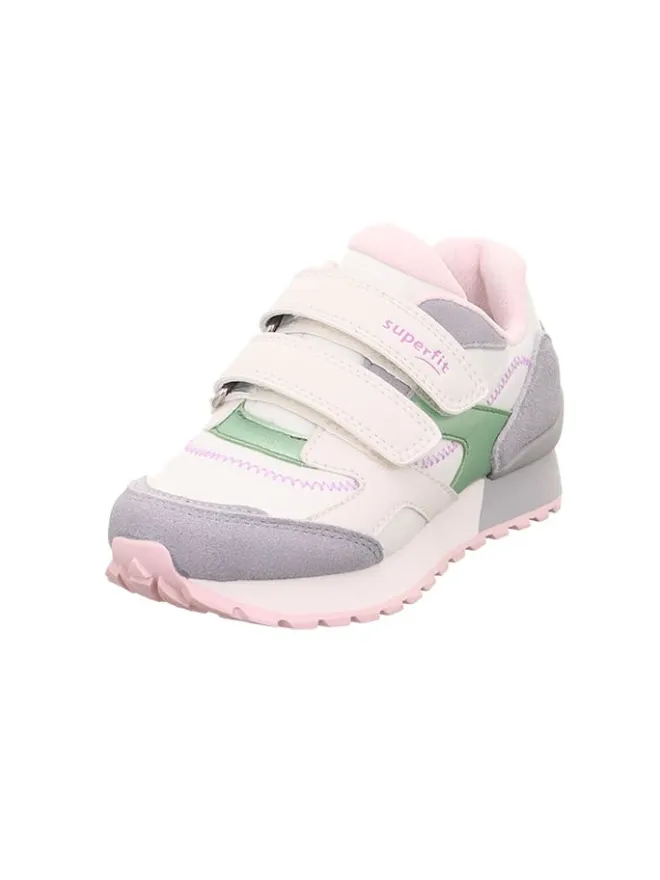 Leder-Sneakers "Dash" in Weiß/ Lila/ Rosa>superfit Sale