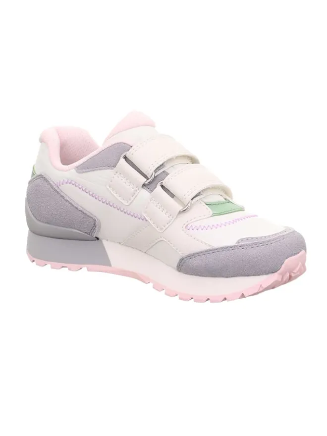 Leder-Sneakers "Dash" in Weiß/ Lila/ Rosa>superfit Sale