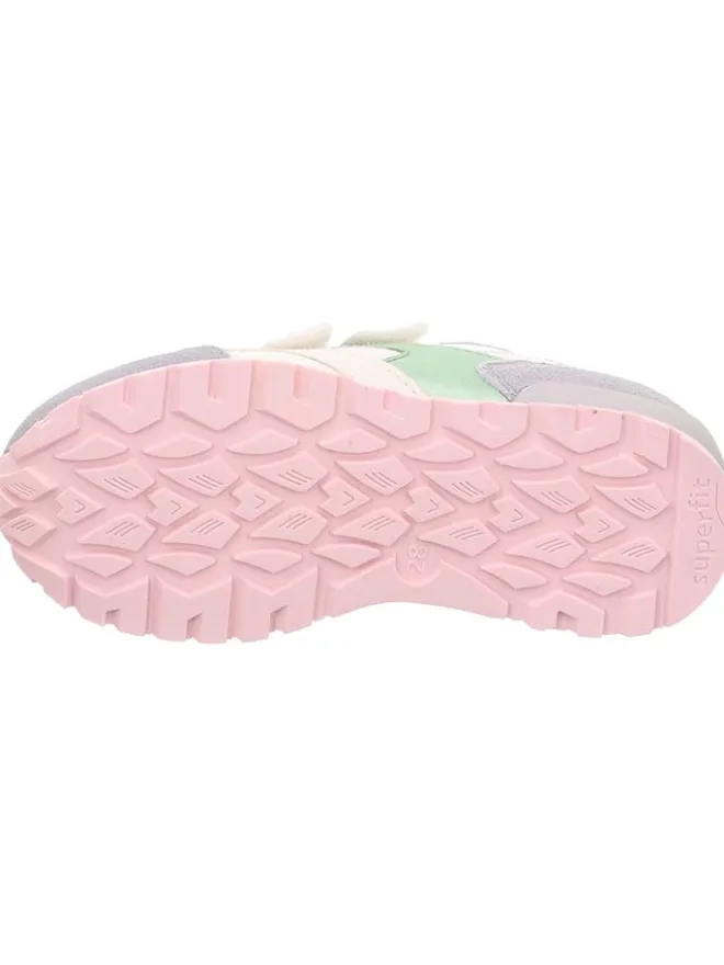 Leder-Sneakers "Dash" in Weiß/ Lila/ Rosa>superfit Sale