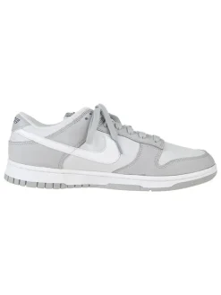 Leder-Sneakers "Dunk Low LX" in Grau/ Weiß>Nike New