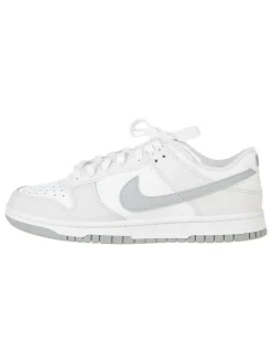 Nike Sneakers^Leder-Sneakers "Dunk Low Retro" in Grau/ Weiß
