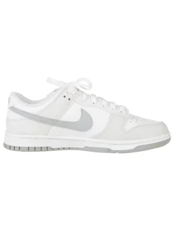 Nike Sneakers^Leder-Sneakers "Dunk Low Retro" in Grau/ Weiß