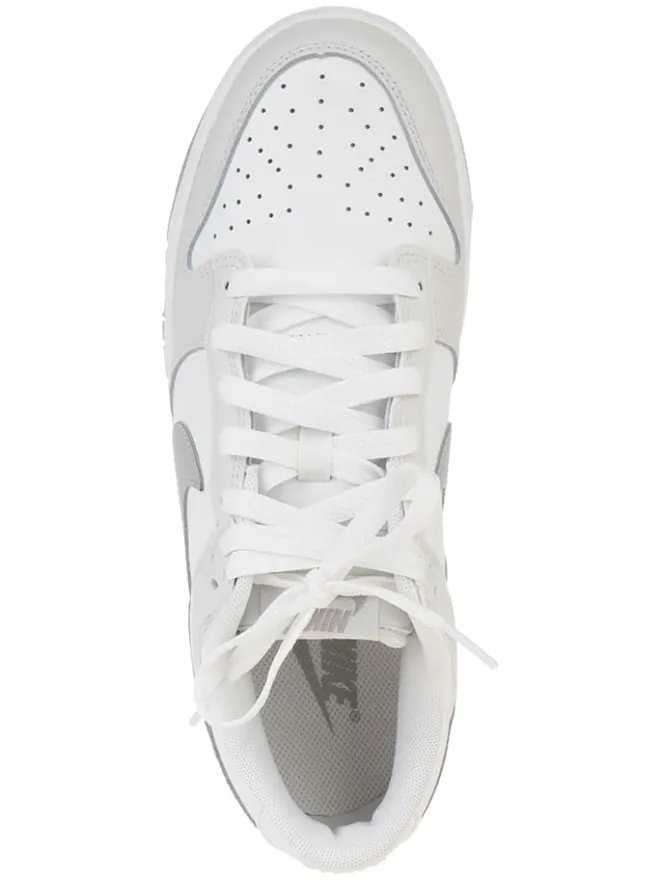 Nike Sneakers^Leder-Sneakers "Dunk Low Retro" in Grau/ Weiß