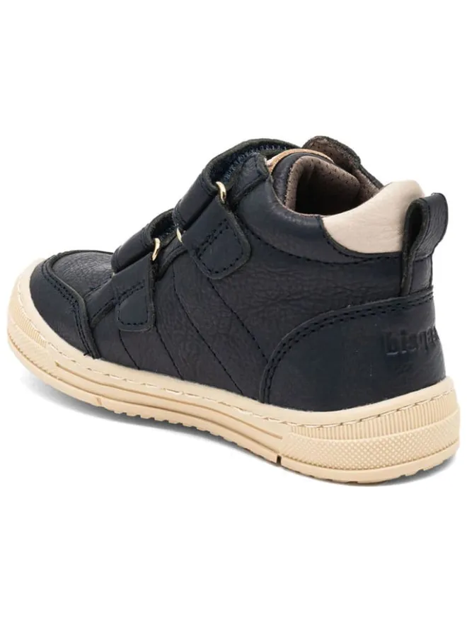 Leder-Sneakers "Dylan" in Schwarz>bisgaard