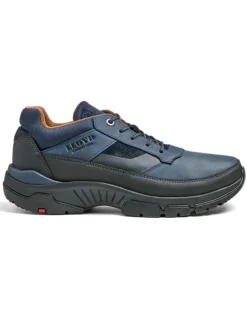 LLOYD Outdoorschuhe^Leder-Sneakers "Ebe" in Dunkelblau