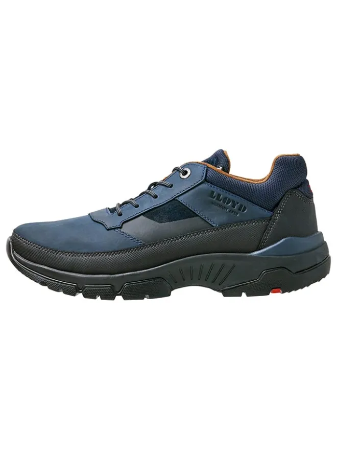LLOYD Outdoorschuhe^Leder-Sneakers "Ebe" in Dunkelblau