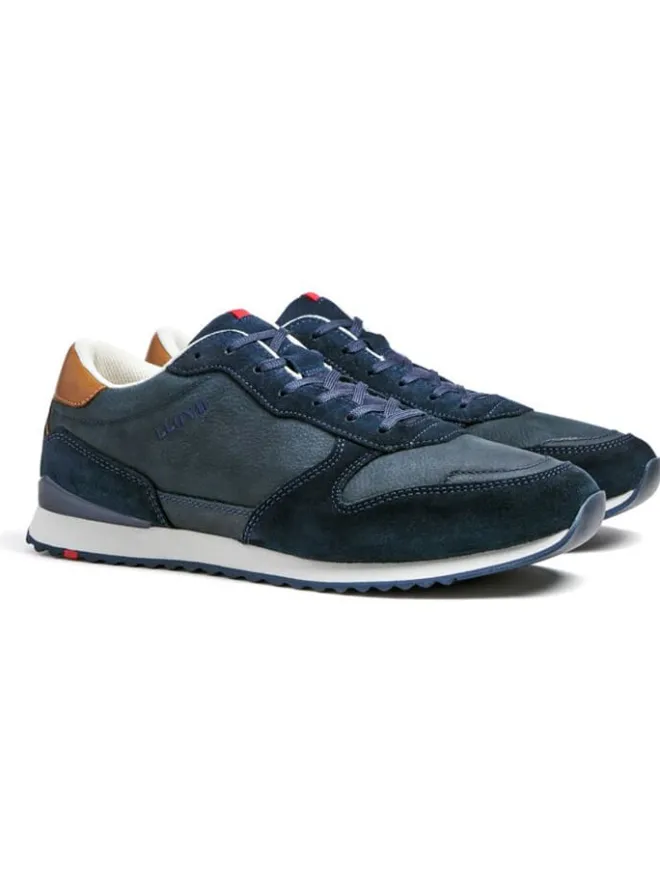 Leder-Sneakers "Edmond" in Dunkelblau>LLOYD Sale