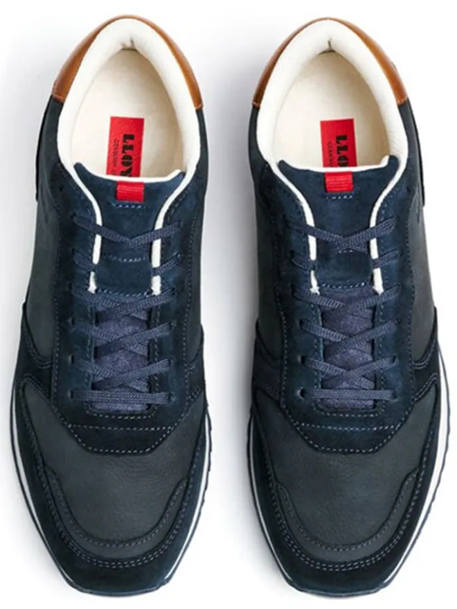 Leder-Sneakers "Edmond" in Dunkelblau>LLOYD Sale