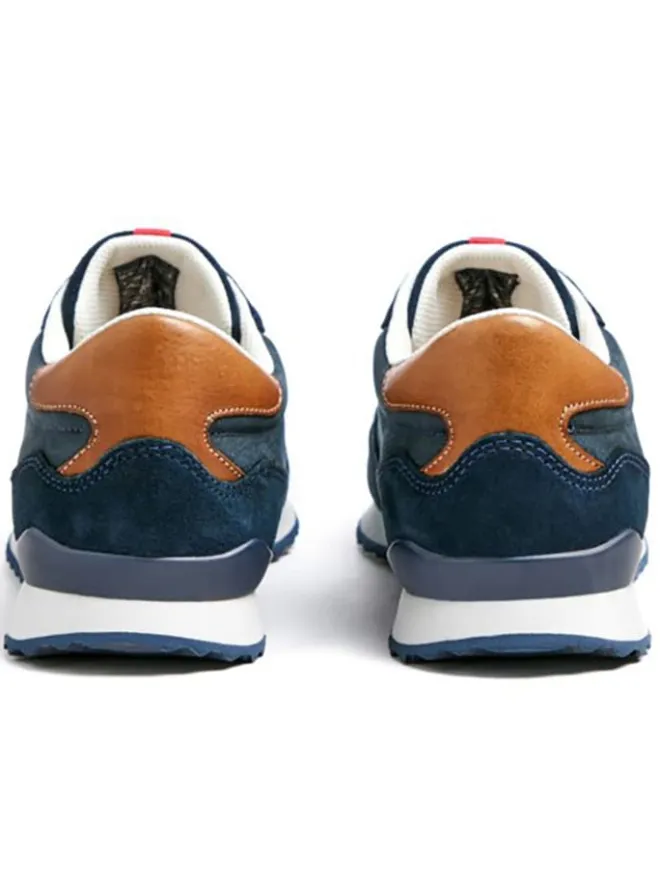 Leder-Sneakers "Edmond" in Dunkelblau>LLOYD Sale