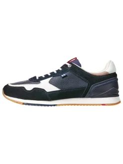 LLOYD Schnürschuhe^Leder-Sneakers "Emilian" in Dunkelblau