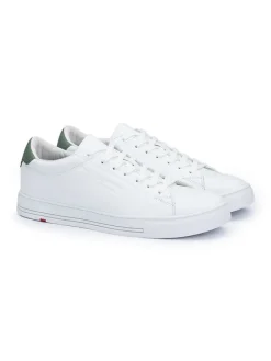 Leder-Sneakers "Enrico" in Weiß/ Grün>LLOYD Sale