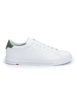 Leder-Sneakers "Enrico" in Weiß/ Grün>LLOYD Sale