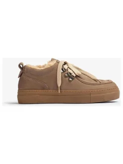 Unisa Sneakers^Leder-Sneakers "Feny" in Hellbraun