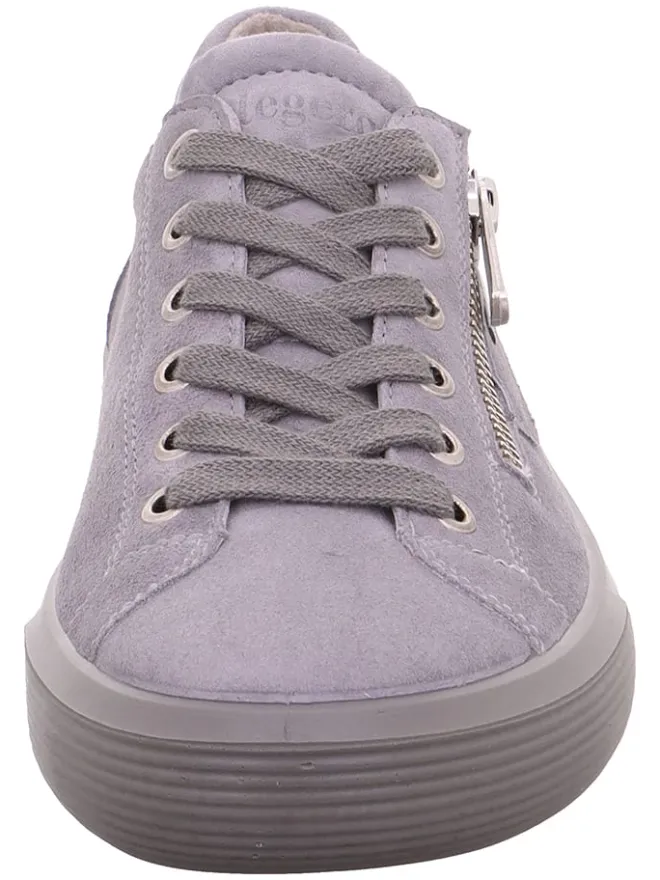 Legero Schnürschuhe^Leder-Sneakers "Fresh" in Grau
