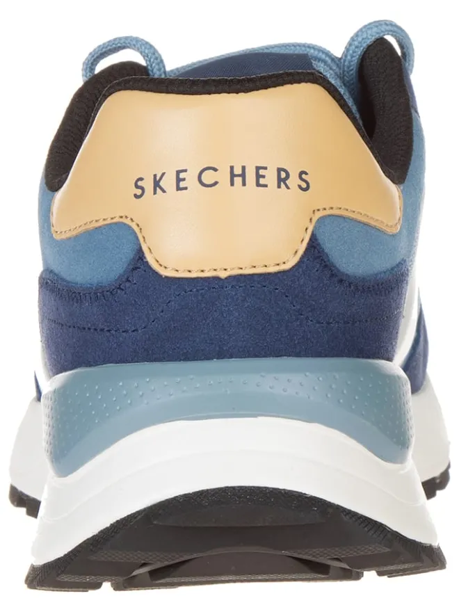Leder-Sneakers "Fury Fury" in Hellblau/ Dunkelblau>Skechers New