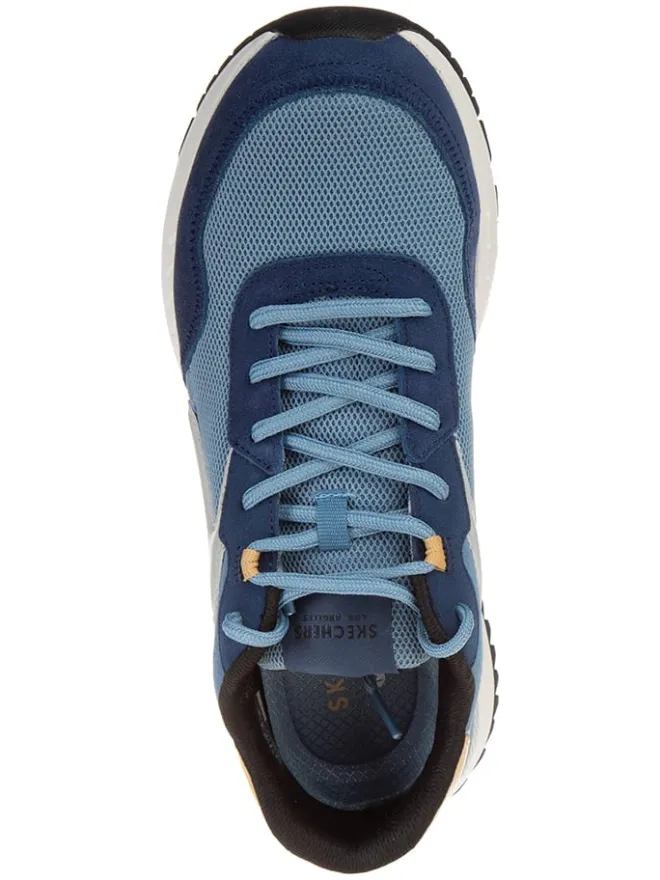 Leder-Sneakers "Fury Fury" in Hellblau/ Dunkelblau>Skechers New