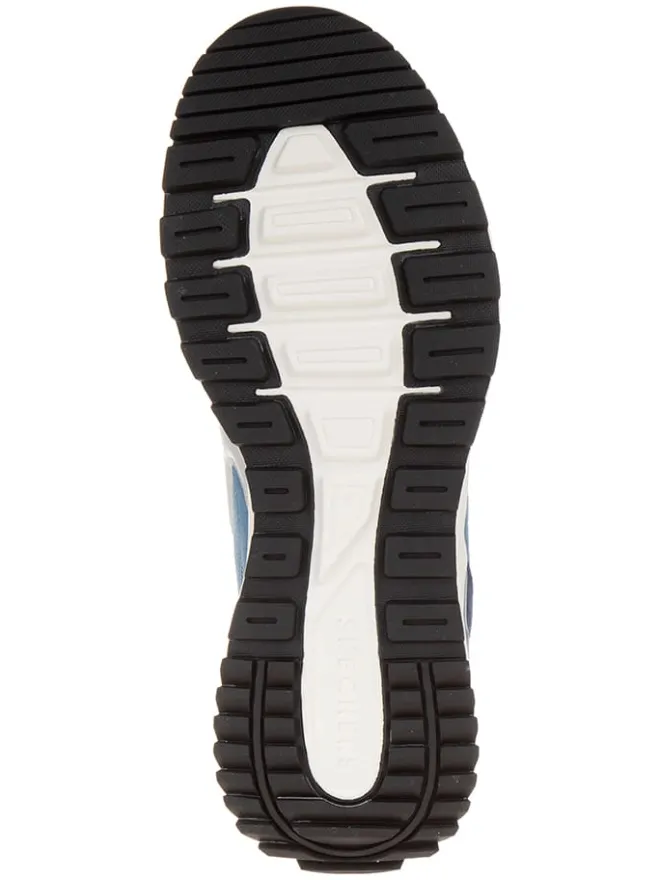 Leder-Sneakers "Fury Fury" in Hellblau/ Dunkelblau>Skechers New