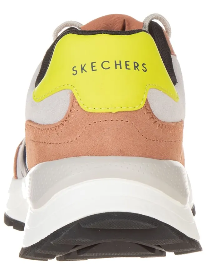 Leder-Sneakers "Fury Fury" in Hellbraun/ Grau>Skechers New