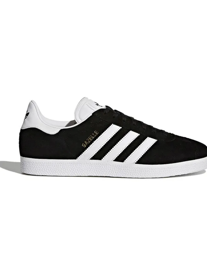 Leder-Sneakers "Gazelle" in Schwarz/ Weiß>adidas Hot