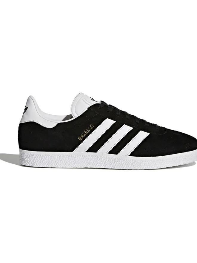 Leder-Sneakers "Gazelle" in Schwarz/ Weiß>adidas Hot