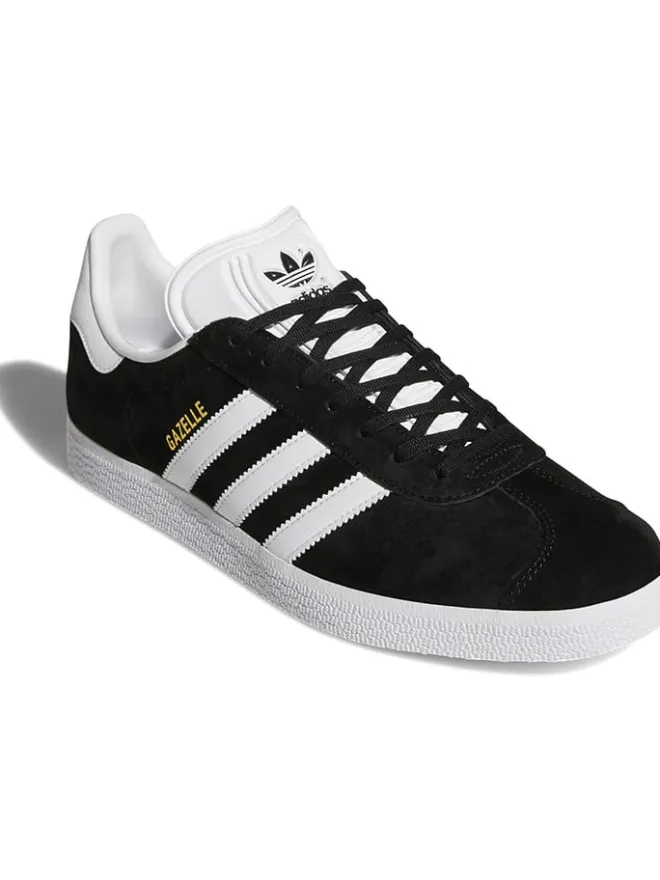 Leder-Sneakers "Gazelle" in Schwarz/ Weiß>adidas Hot