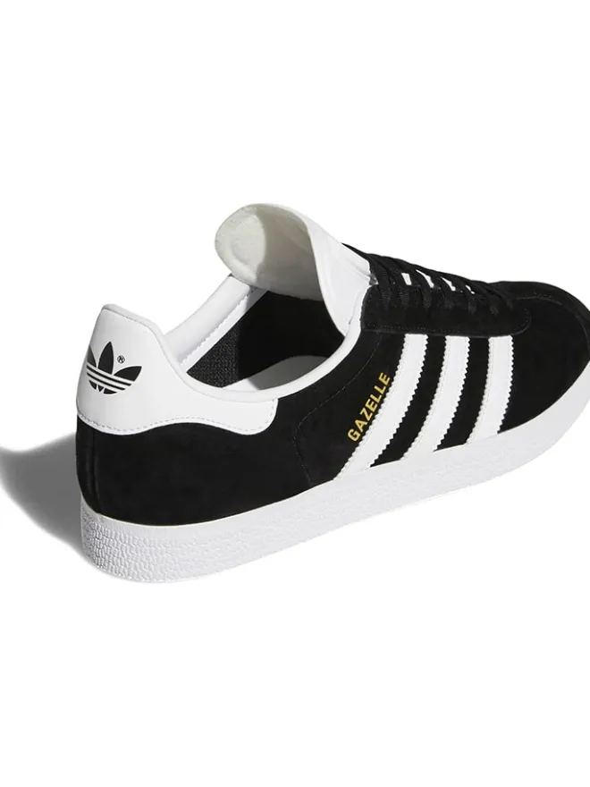 Leder-Sneakers "Gazelle" in Schwarz/ Weiß>adidas Hot