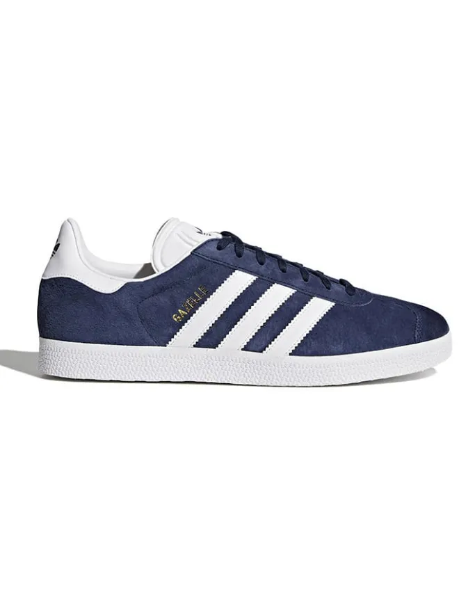 adidas Sneakers|Sneakers^Leder-Sneakers "Gazelle" in Dunkelblau/ Weiß