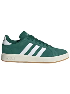 adidas Sneakers^Leder-Sneakers "Grand Court Base" in Grün/ Weiß