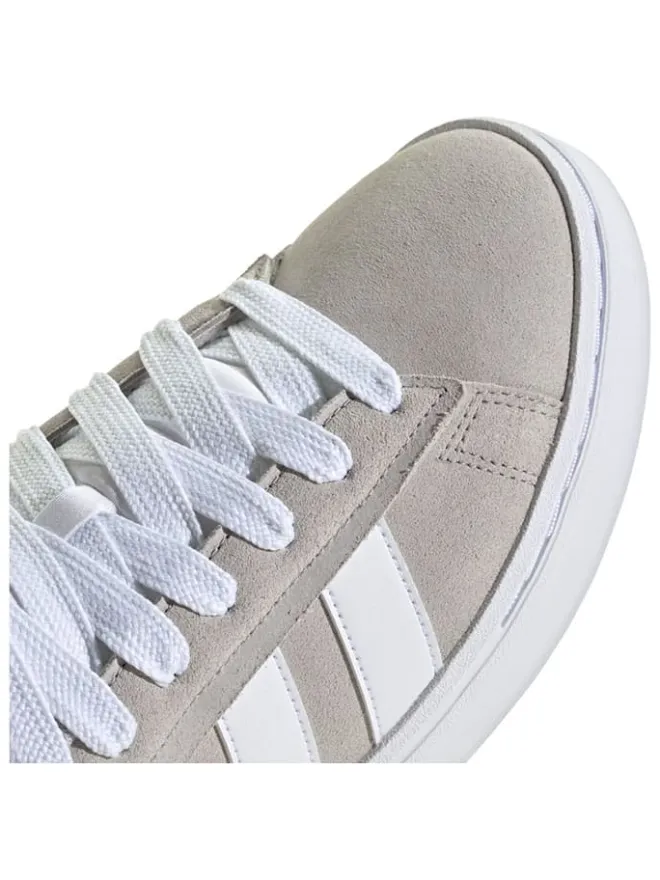 Leder-Sneakers "Grand Court Alpha" in Grau/ Weiß>adidas New