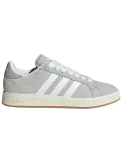 adidas Sneakers^Leder-Sneakers "Grand Court Base" in Grau/ Weiß