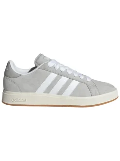 adidas Sneakers^Leder-Sneakers "Grand Court Base" in Grau/ Weiß