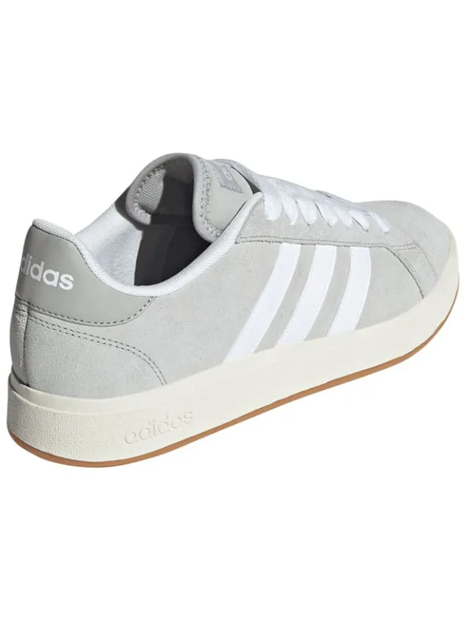 adidas Sneakers^Leder-Sneakers "Grand Court Base" in Grau/ Weiß