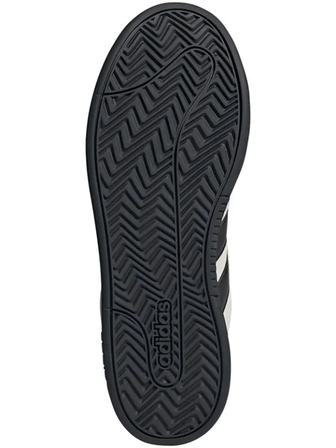 Leder-Sneakers "Grand Court Alpha" in Grau/ Schwarz>adidas Discount