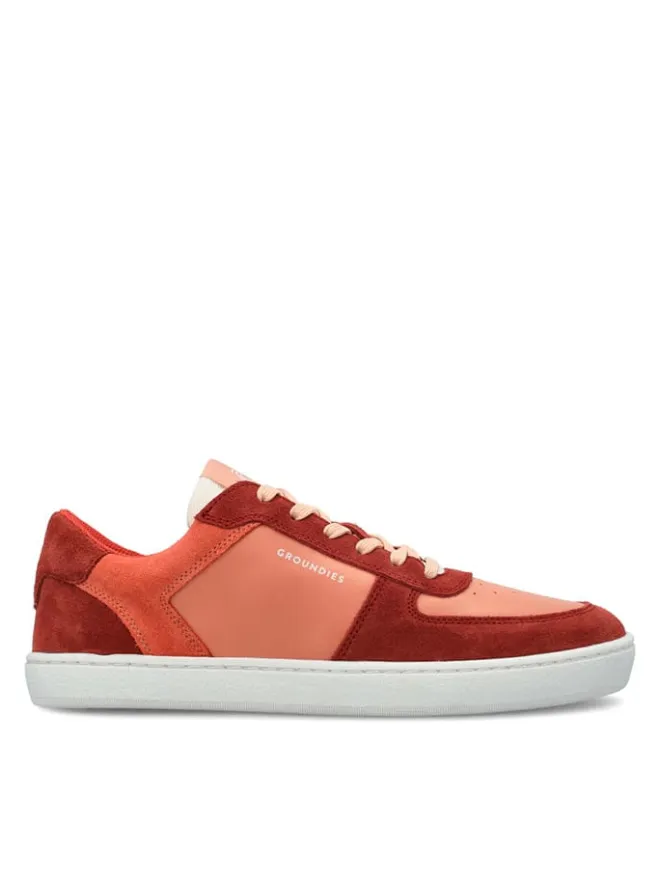 Groundies Sneakers^Leder-Sneakers "Hamptons 2.0" in Rot