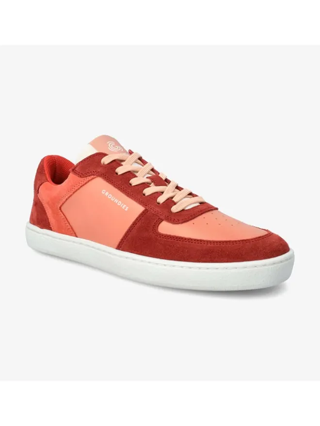 Groundies Sneakers^Leder-Sneakers "Hamptons 2.0" in Rot