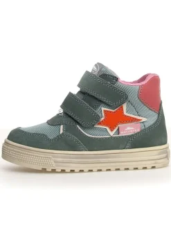 Leder-Sneakers "Hess 3" in Türkis/ Pink>Naturino Hot
