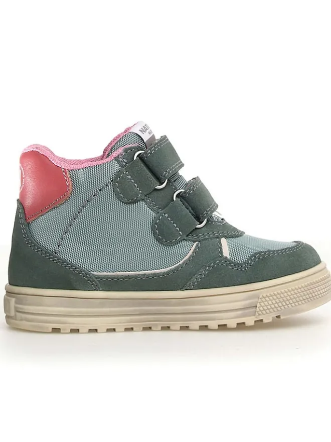 Leder-Sneakers "Hess 3" in Türkis/ Pink>Naturino Hot
