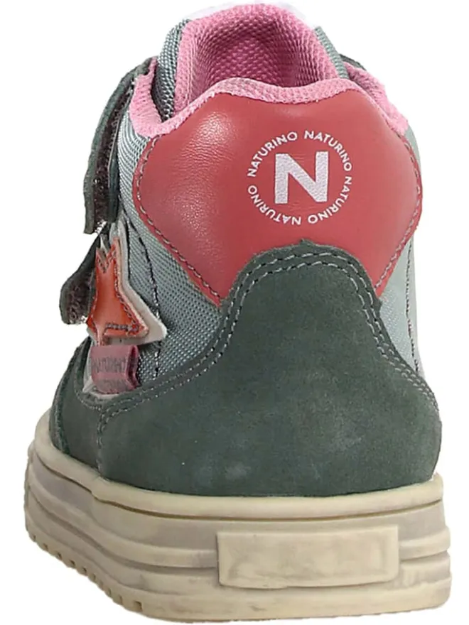 Leder-Sneakers "Hess 3" in Türkis/ Pink>Naturino Hot