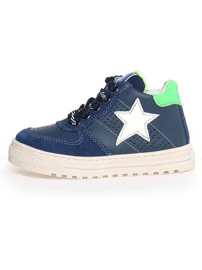 Naturino Sneakers·Sneakers High^Leder-Sneakers "Hess" in Blau