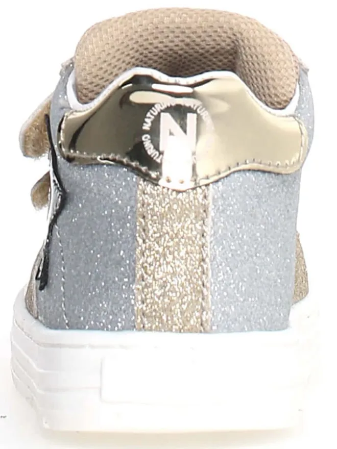 Naturino Sneakers·Sneakers High^Leder-Sneakers "Hess" in Gold/ Silber