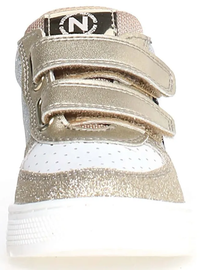 Naturino Sneakers·Sneakers High^Leder-Sneakers "Hess" in Gold/ Silber
