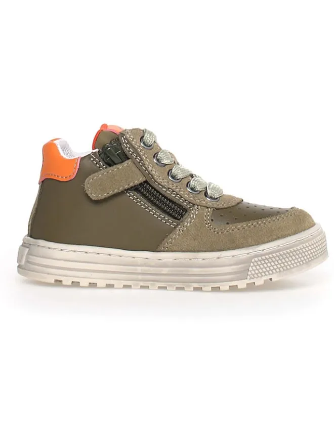 Naturino Sneakers·Sneakers High^Leder-Sneakers "Hess" in Khaki