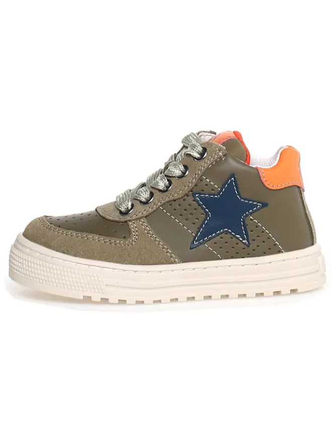 Naturino Sneakers·Sneakers High^Leder-Sneakers "Hess" in Khaki