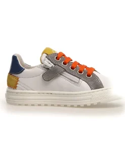 Leder-Sneakers "Hess" in Weiß/ Bunt>Naturino Hot