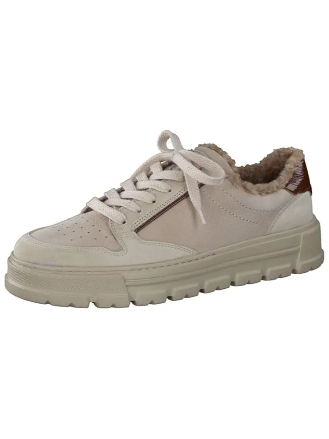 Paul Green Sneakers^Leder-Sneakers in Beige