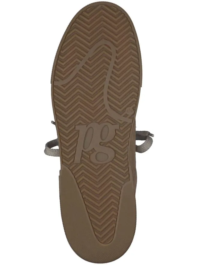 Paul Green Schnürschuhe^Leder-Sneakers in Beige