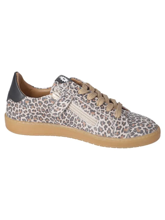Leder-Sneakers in Beige/ Braun>Ricosta Best