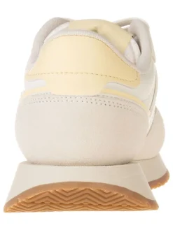 Leder-Sneakers in Beige/ Gelb><noscript><img width=