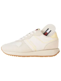 Leder-Sneakers in Beige/ Gelb><noscript><img width=