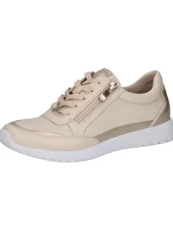Caprice Sneakers^Leder-Sneakers in Beige/ Gold